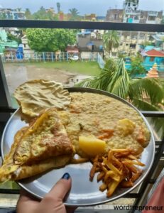 Khichuri on a rainy day