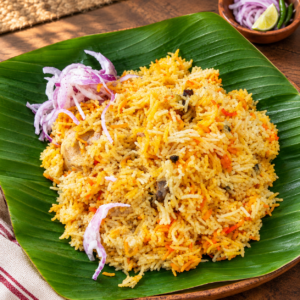 Biriyani at a local shop in Mahabalipuram
